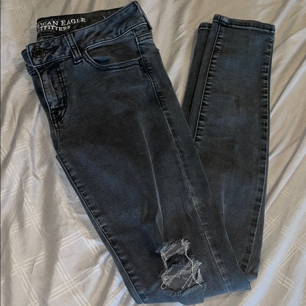 Black American Eagle Jeans